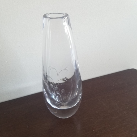 Kosta Boda Art H8 Vintage Heavy Glass Vase By Kosta Boda Poshmark